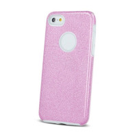 Blizgučiai 3in1 dėklas Samsung Galaxy S21 pink