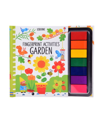 Kūrybinė pirštų tapybos knyga GARDEN 64 puslapiai 7 spalvos AP0049