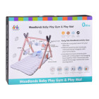 Medinis kūdikių sporto lavinamasis žaidimų kilimėlis ZA5882