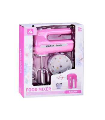 Rožinis interaktyvus maišytuvas su dviem priedais Maisto smulkintuvas + dubuo ZA5869