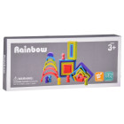 Medinė Montessori dėlionė - skirtingų formų detalės ZA5859