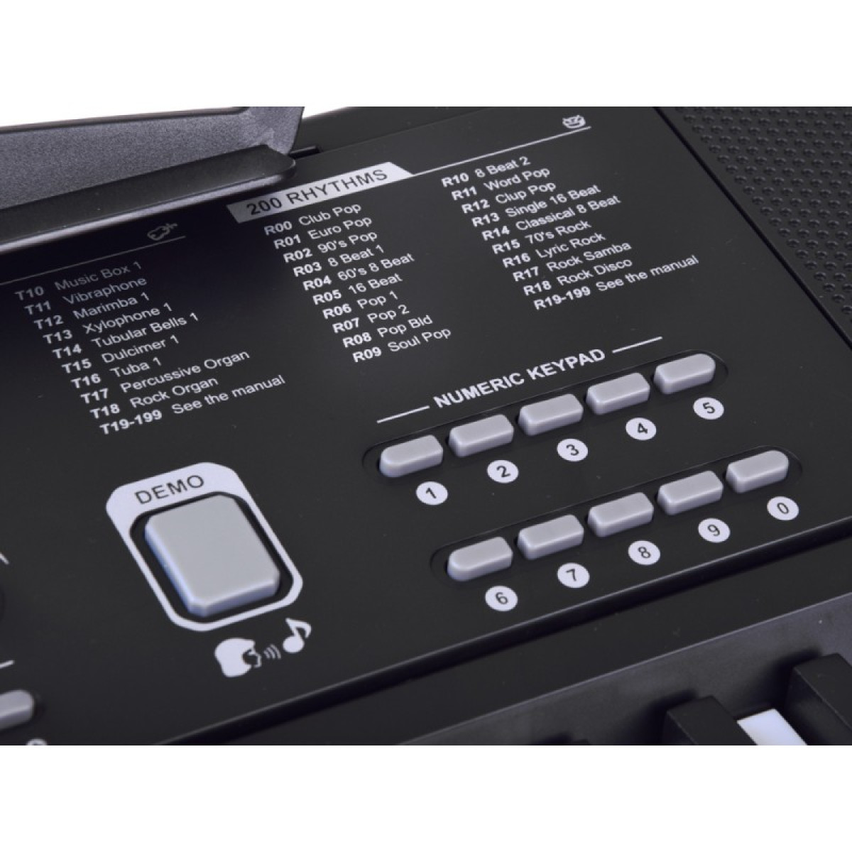 Organ CLASSIC KLAVIATŪRA, 61 klavišas, medžio pojūtis, + mikrofonas IN0184