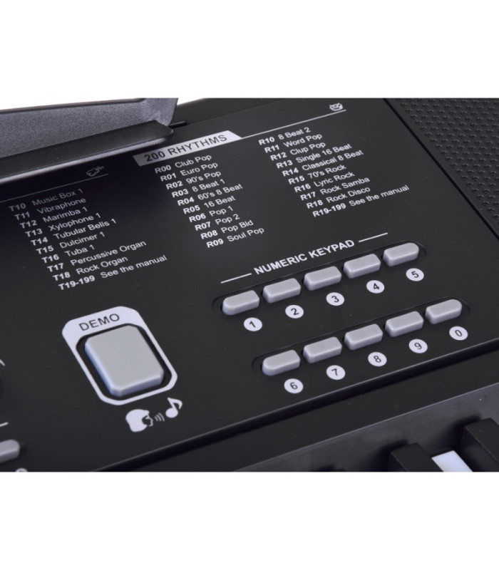 Organ CLASSIC KLAVIATŪRA, 61 klavišas, medžio pojūtis, + mikrofonas IN0184