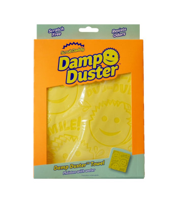 Kempinė-šluostė Scrub Daddy Damp Duster Towel, geltona