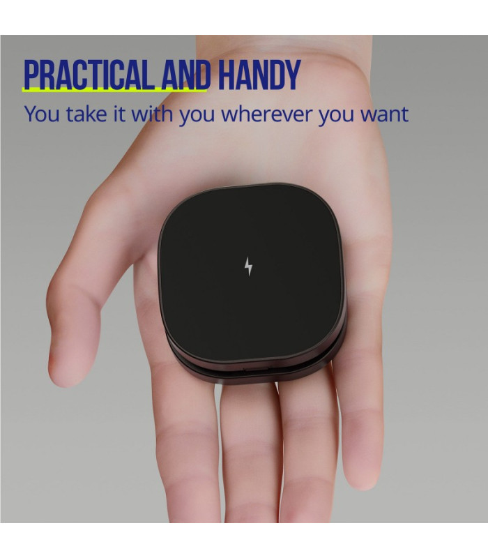 Allity AWC-220-25WMS belaidis įkroviklis 25W grafitinis 3in1