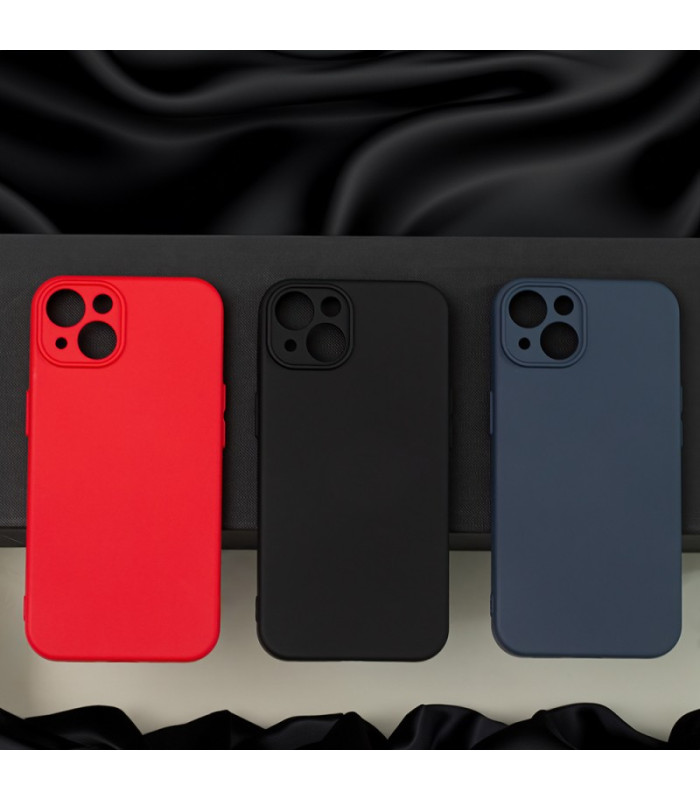 Silikoninis dėklas skirtas Xiaomi Redmi 14C 4G 5G Redmi A4 POCO C75 tamsiai mėlynas