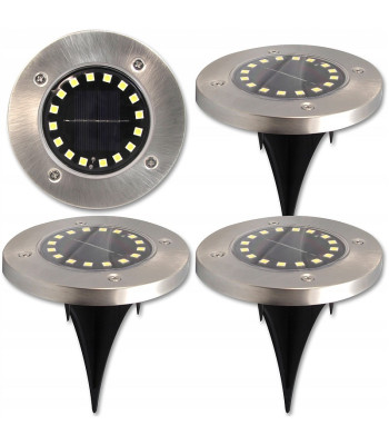 Päikesepatareiga aialambid 16 LED 4tk