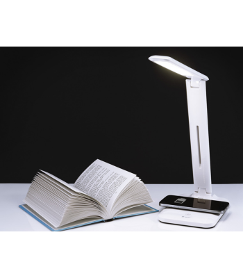LED laualamp juhtmevaba laadimisjaamaga telefonile 