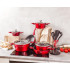 Marmorkattega pottide ja pannide komplekt Cherry RED ZILNER ZL-8541