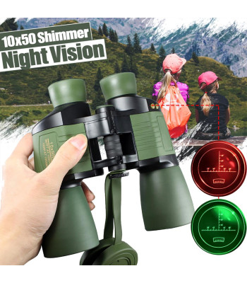 Automaatse teravustamise binokkel Boshile 10X50 Night Vision koos koordinaatidega
