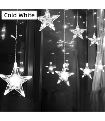 Jõulukaunistus LED - girlande Stars White 6103